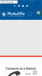Mobile Screenshot of mcauliffecharter.org